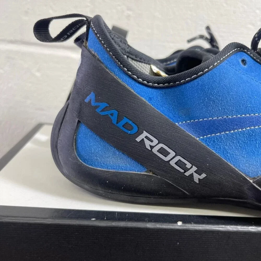 Mad‎ Rock Nomad Blue Black Climbing Shoes Lace up Men's 9 US/8 UK